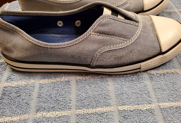 Converse All Star Slide On Denim Color Sneakers - Picture 3 of 8